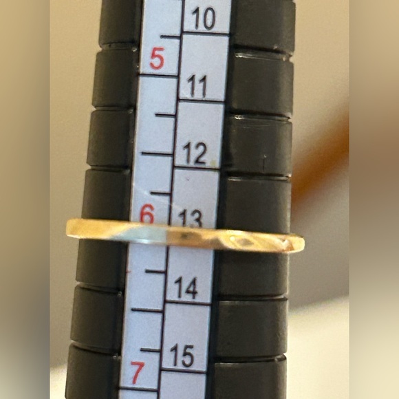 Vintage opal and diamond ring - size 6 - Picture 12 of 14